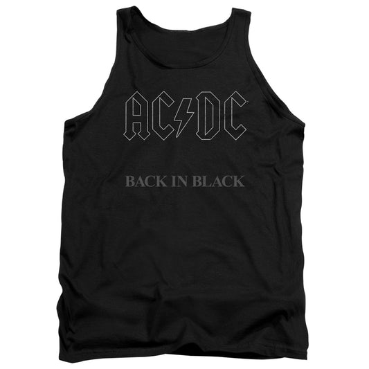 AC\DC : BACK IN BLACK ADULT TANK Black 2X