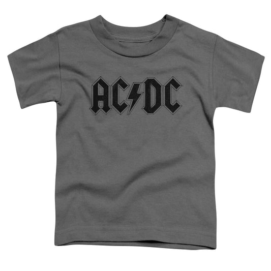 AC\DC : WORN LOGO TODDLER SHORT SLEEVE Charcoal XL (5T)