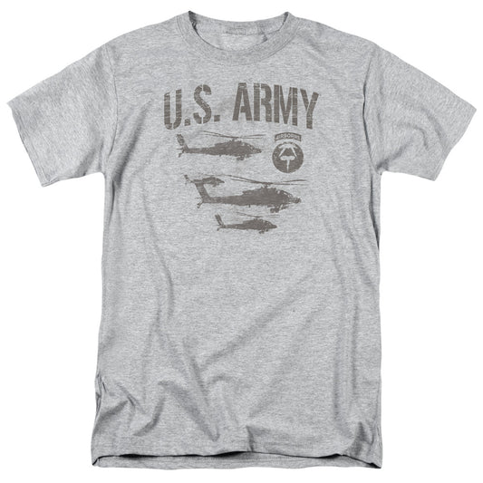 ARMY : AIRBORNE S\S ADULT 18\1 ATHLETIC HEATHER 2X