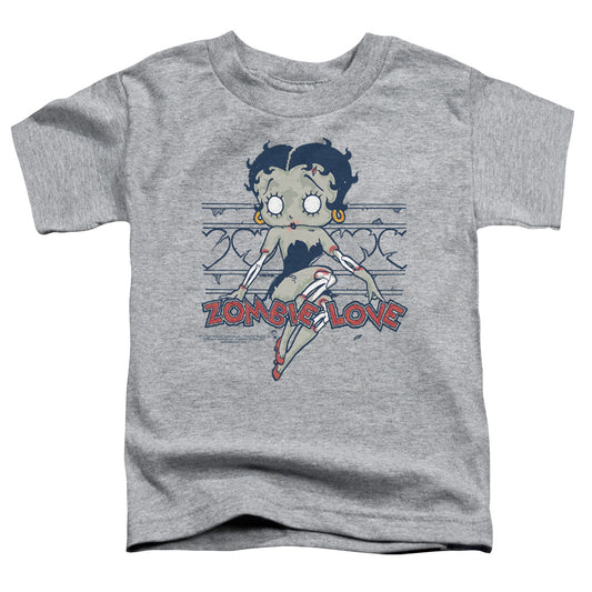BETTY BOOP : ZOMBIE PINUP TODDLER SHORT SLEEVE Athletic Heather XL (5T)