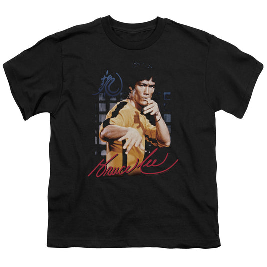 BRUCE LEE : YELLOW JUMPSUIT S\S YOUTH 18\1 Black LG