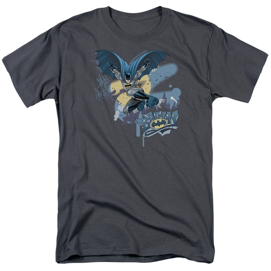 BATMAN : INTO THE NIGHT S\S ADULT 18\1 CHARCOAL SM
