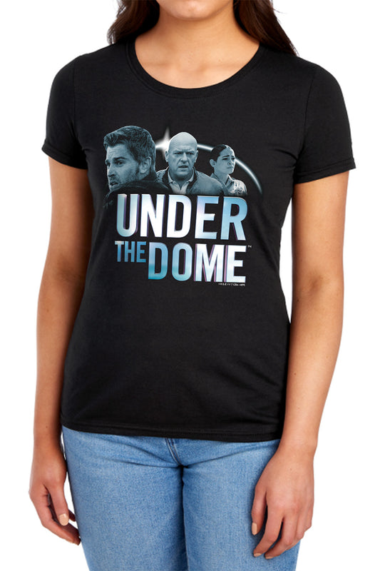 UNDER THE DOME : CHARACTER ART S\S WOMENS TEE Black 2X