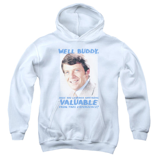 BRADY BUNCH : BUDDY YOUTH PULL OVER HOODIE White MD