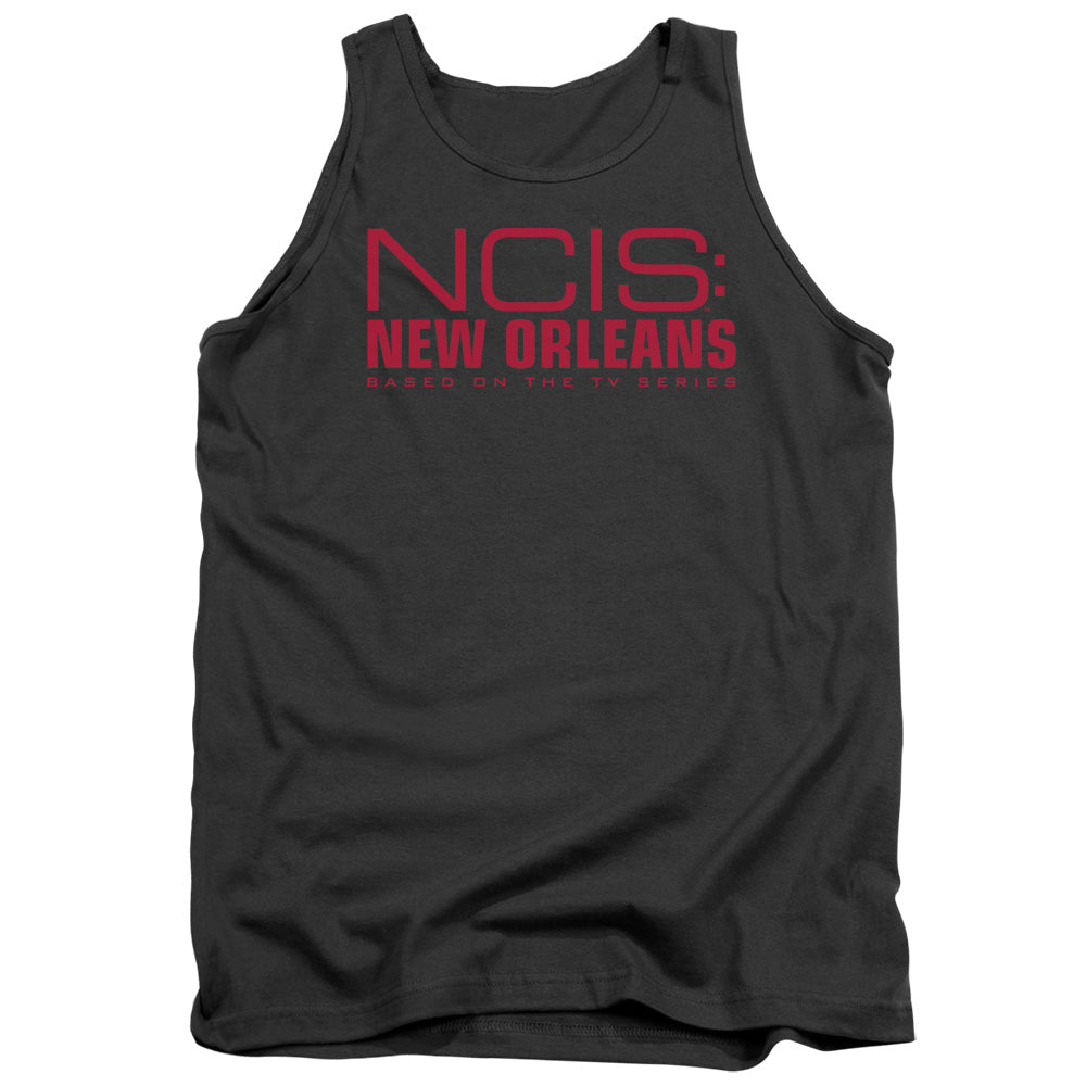NCIS:NEW ORLEANS : LOGO ADULT TANK Charcoal LG