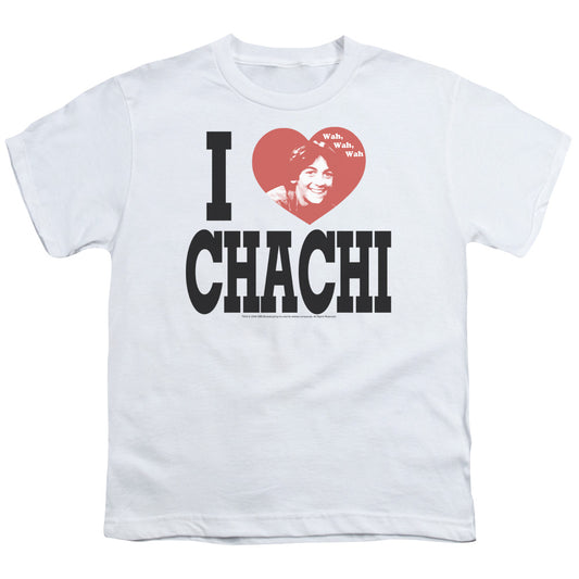 HAPPY DAYS : I HEART CHACHI S\S YOUTH 18\1 WHITE SM
