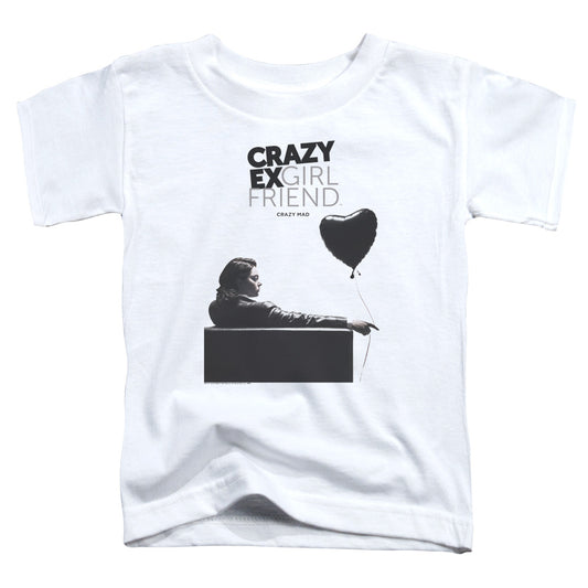 CRAZY EX GIRLFRIEND : CRAZY MAD S\S TODDLER TEE White MD (3T)
