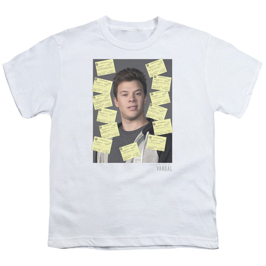 AMERICAN VANDAL : DETENTION S\S YOUTH 18\1 White XS