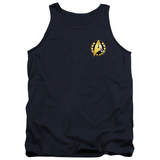 STAR TREK DISCOVERY : ADMIRAL BADGE ADULT TANK Navy MD