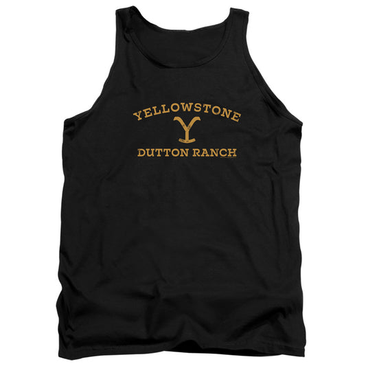 YELLOWSTONE : ARCHED LOGO ADULT TANK Black MD