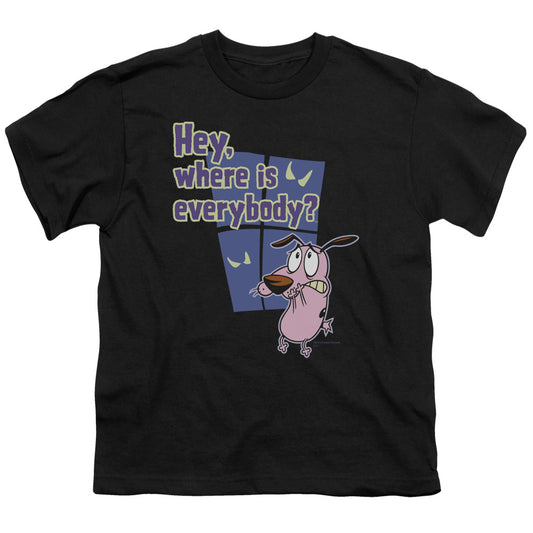 COURAGE THE COWARDLY DOG : WHERE IS EVERYBODY S\S YOUTH 18\1 BLACK XL