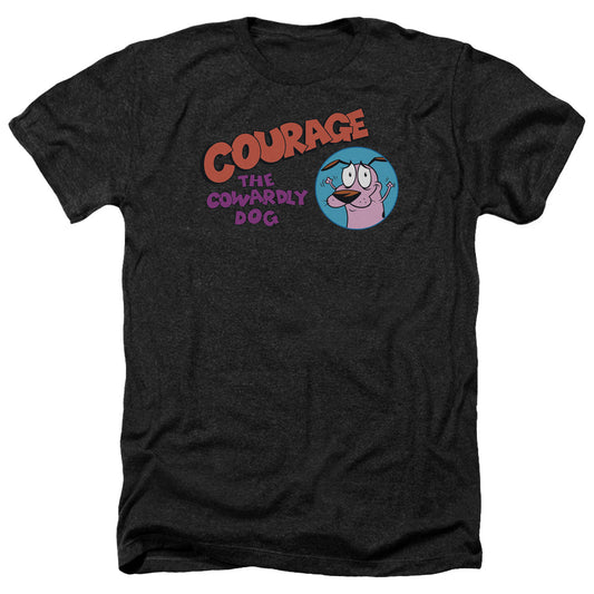 COURAGE THE COWARDLY DOG : COURAGE LOGO ADULT HEATHER BLACK MD
