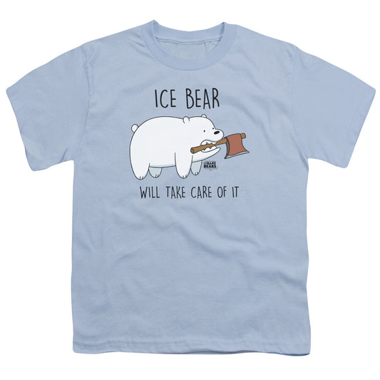 WE BARE BEARS : TAKE CARE OF IT S\S YOUTH 18\1 Light Blue LG