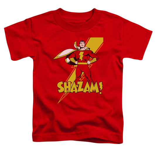 DC SHAZAM : SHAZAM TODDLER SHORT SLEEVE Red XL (5T)