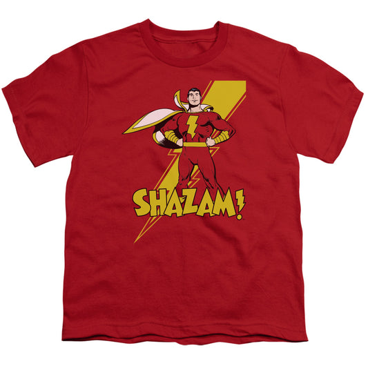 DC SHAZAM : SHAZAM S\S YOUTH 18\1 Red XL