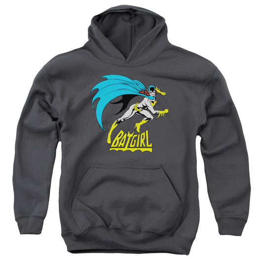 DC BATGIRL : BATGIRL IS HOT YOUTH PULL OVER HOODIE Charcoal SM