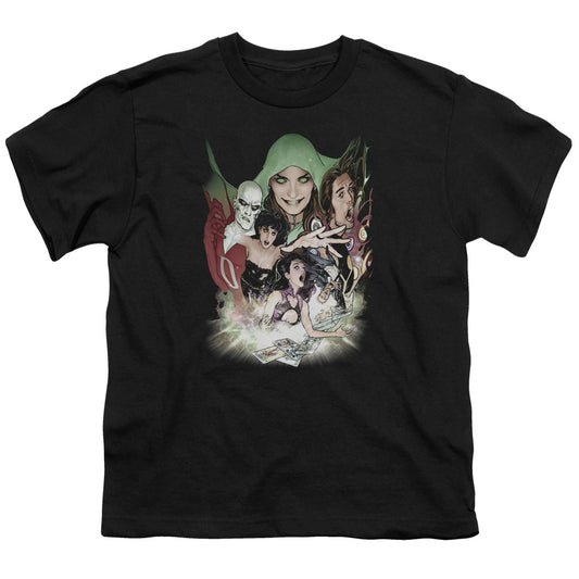 DCR : JUSTICE LEAGUE DARK S\S YOUTH 18\1 BLACK SM