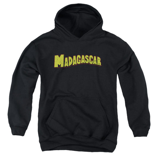 MADAGASCAR : LOGO YOUTH PULL OVER HOODIE Black SM