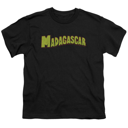MADAGASCAR : LOGO S\S YOUTH 18\1 Black MD