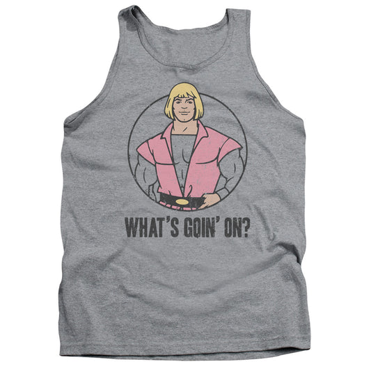 MASTERS OF THE UNIVERSE : WHAT'S GOIN' ON ADULT TANK Athletic Heather 2X
