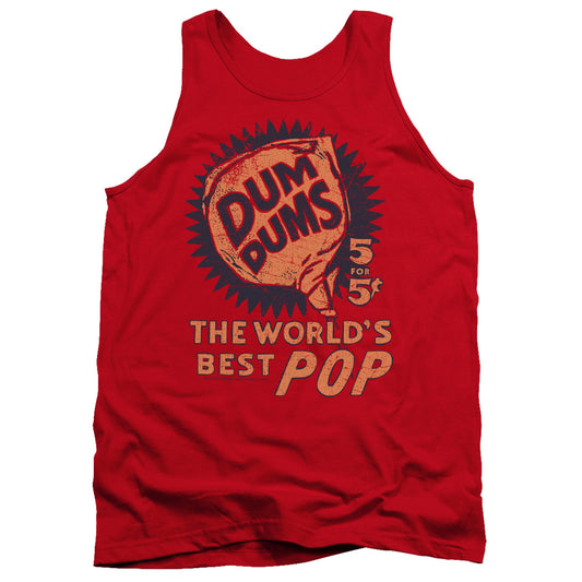 DUM DUMS : 5 FOR 5 ADULT TANK RED LG