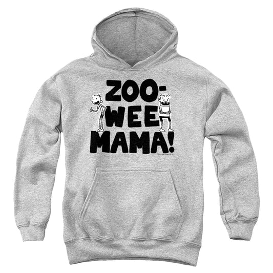 DIARY OF A WIMPY KID : ZOO WEE MAMA! YOUTH PULL OVER HOODIE White LG