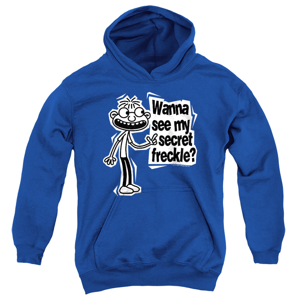 DIARY OF A WIMPY KID : FREGLEY SECRET FRECKLE YOUTH PULL OVER HOODIE Charcoal MD
