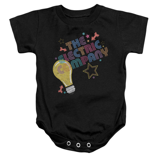 ELECTRIC COMPANY : ELECTRIC LIGHT INFANT SNAPSUIT Black SM (6 Mo)