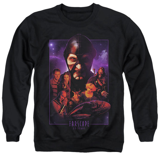 FARSCAPE : 20 YEARS COLLAGE ADULT CREW SWEAT Black MD