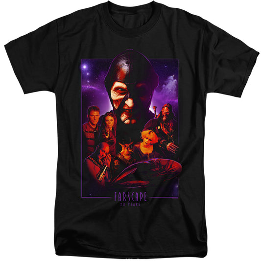 FARSCAPE : 20 YEARS COLLAGE ADULT TALL FIT SHORT SLEEVE Black 2X