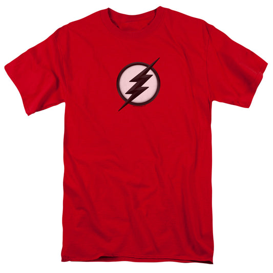 FLASH : JESSE QUICK LOGO S\S ADULT 18\1 Red MD