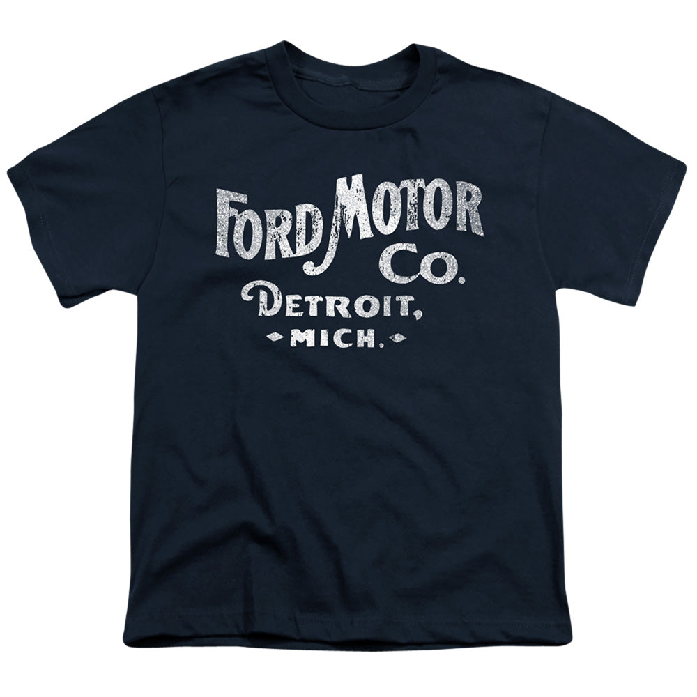 FORD : MOTOR CO S\S YOUTH 18\1 Navy LG