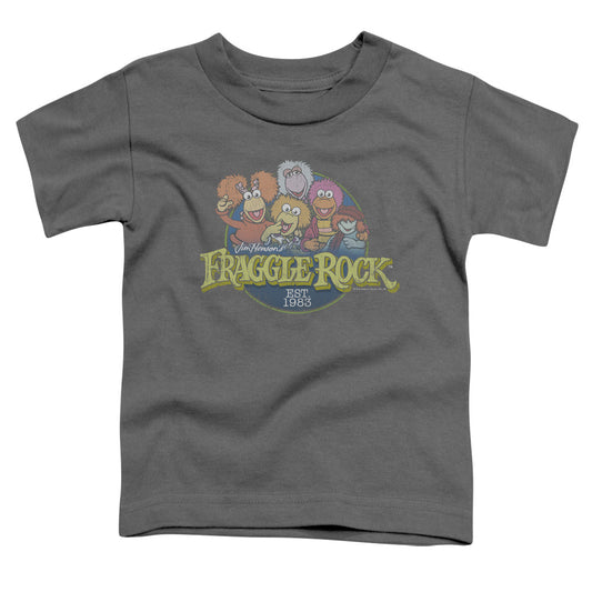 FRAGGLE ROCK : CIRCLE LOGO S\S TODDLER TEE Charcoal MD (3T)