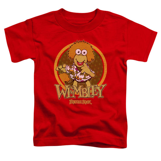 FRAGGLE ROCK : WEMBLEY CIRCLE S\S TODDLER TEE Red MD (3T)