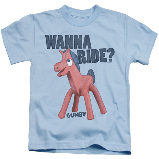 GUMBY : WANNA RIDE S\S JUVENILE 18\1 LIGHT BLUE MD (5\6)
