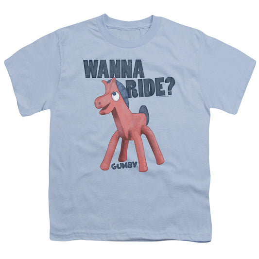 GUMBY : WANNA RIDE S\S YOUTH 18\1 LIGHT BLUE LG