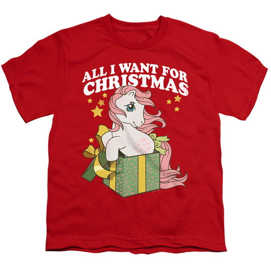 MY LITTLE PONY RETRO : ALL I WANT S\S YOUTH 18\1 Red LG