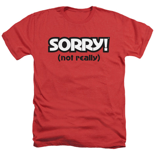 SORRY : NOT SORRY ADULT HEATHER Red XL