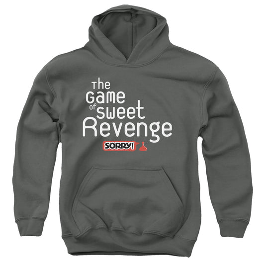 SORRY : SWEET REVENGE YOUTH PULL OVER HOODIE Charcoal LG