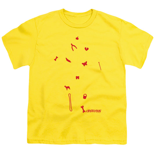 OPERATION : PARTS YOUTH SHORT SLEEVE Yellow XS