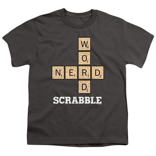 SCRABBLE : WORD NERD S\S YOUTH 18\1 Charcoal XS