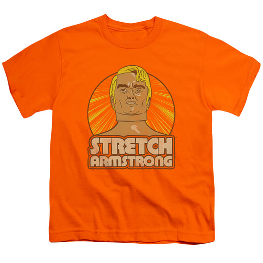 STRETCH ARMSTRONG : ARMSTRONG BADGE S\S YOUTH 18\1 Orange LG