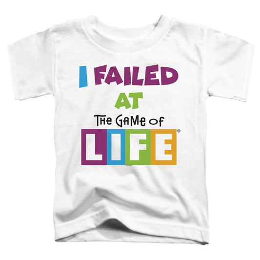 THE GAME OF LIFE : THE GAME TODDLER SHORT SLEEVE White XL (5T)