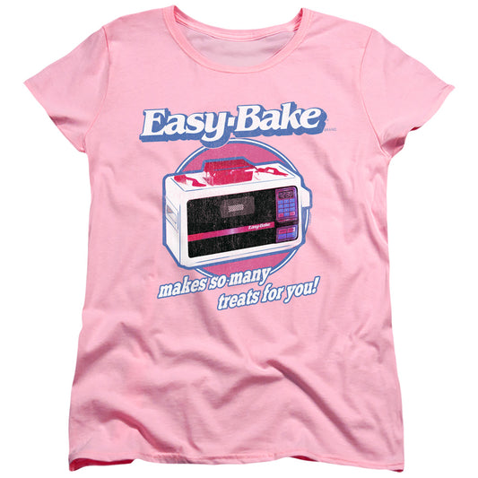 EASY BAKE OVEN : TREATS WOMENS SHORT SLEEVE Pink SM