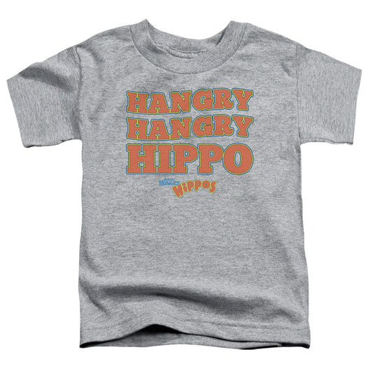HUNGRY HUNGRY HIPPOS : HANGRY S\S TODDLER TEE Athletic Heather LG (4T)