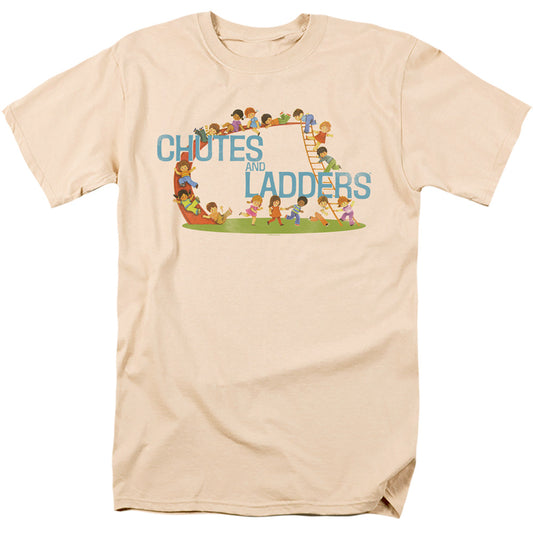 CHUTES AND LADDERS : VINTAGE CHUTES AND LADDERS S\S ADULT 18\1 Cream XL