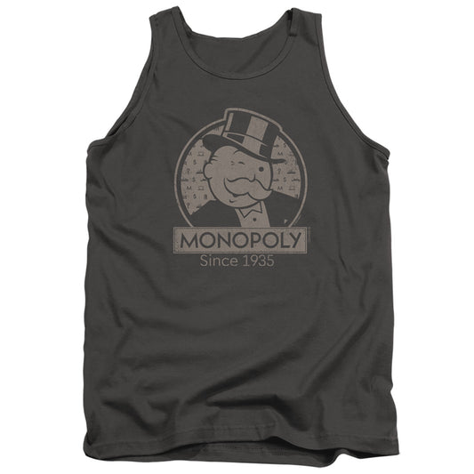 MONOPOLY : WINK ADULT TANK Charcoal 2X