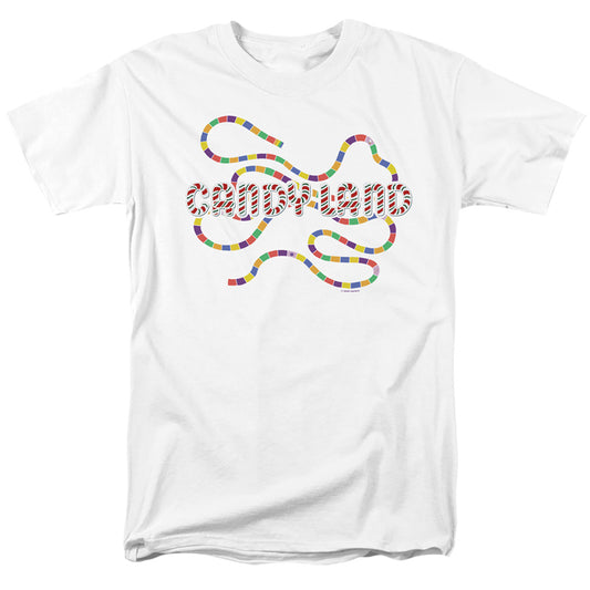 CANDY LAND : CANDY LAND BOARD S\S ADULT 18\1 White XL
