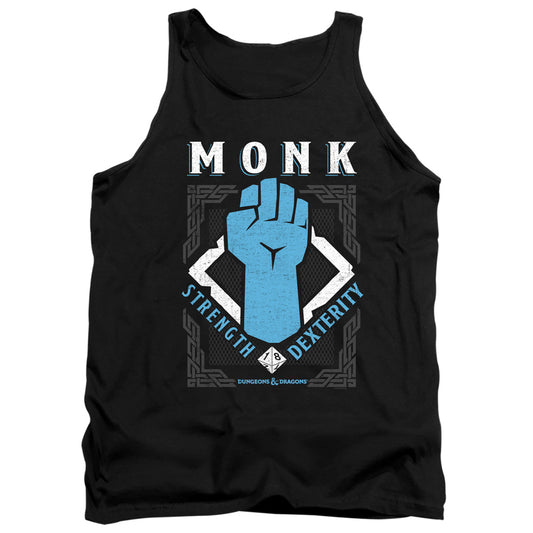 DUNGEONS AND DRAGONS : MONK ADULT TANK Black MD