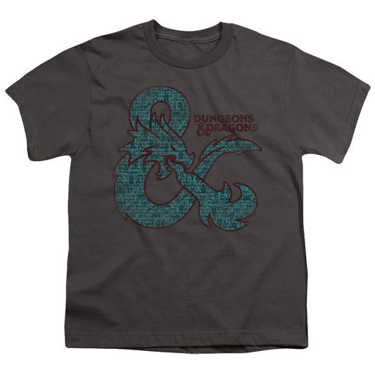 DUNGEONS AND DRAGONS : AMPERSAND CLASSES S\S YOUTH 18\1 Charcoal XL